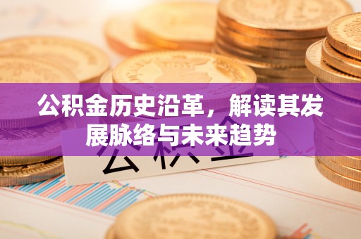 苑里公积金历史沿革，解读其发展脉络与未来趋势