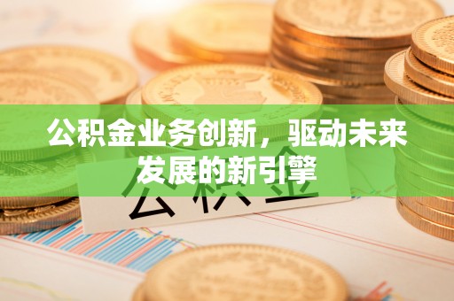 苑里公积金业务创新，驱动未来发展的新引擎