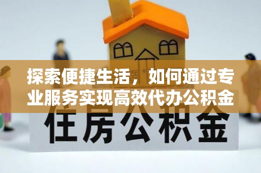 苑里探索便捷生活，如何通过专业服务实现高效代办公积金提取
